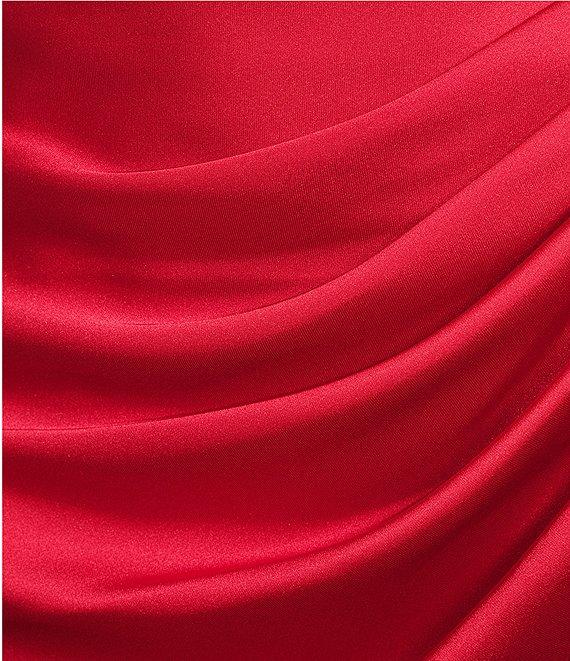 GB Satin Mini Dress With Scarf Product Image