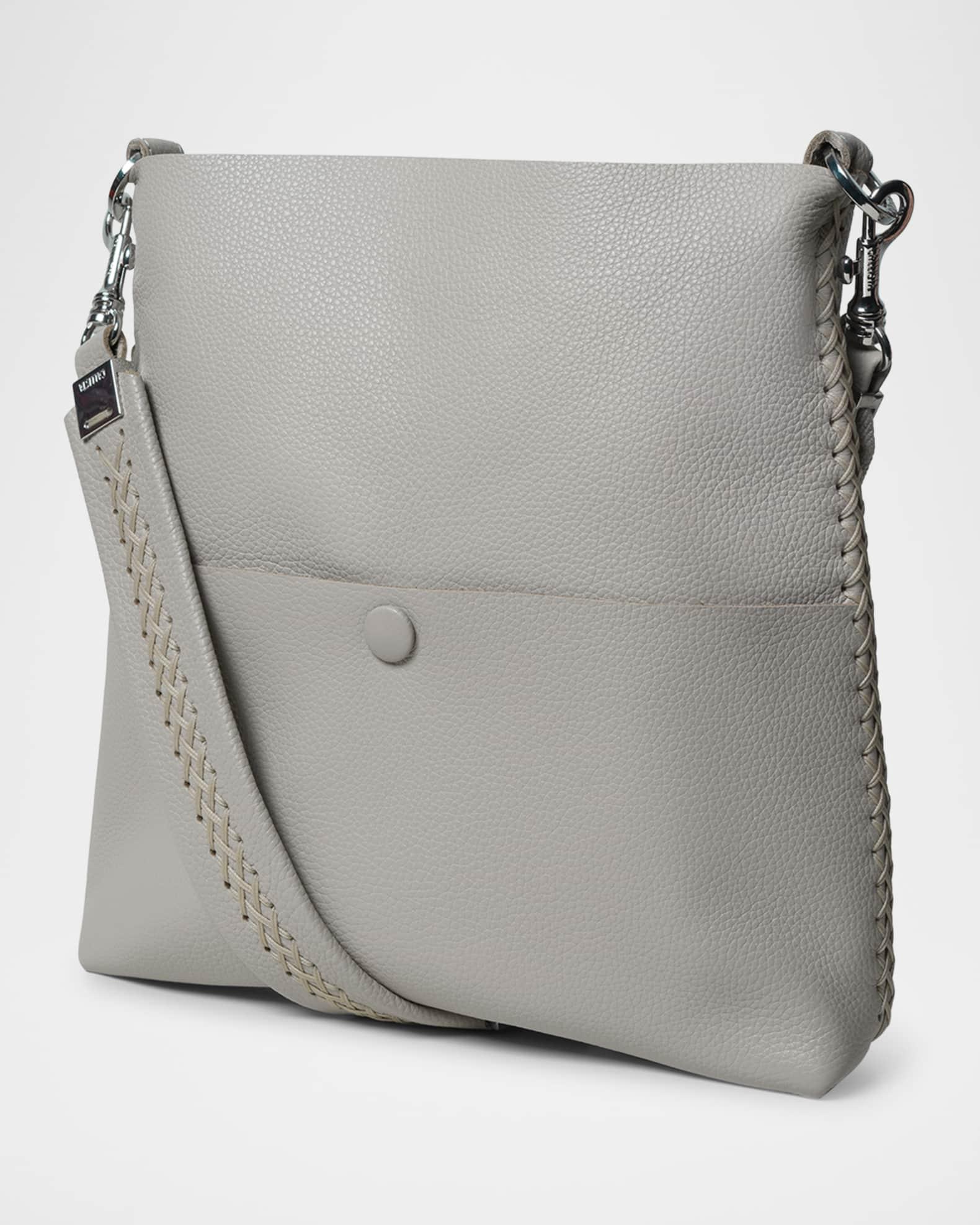 Slim Grain Leather Messenger Bag Product Image