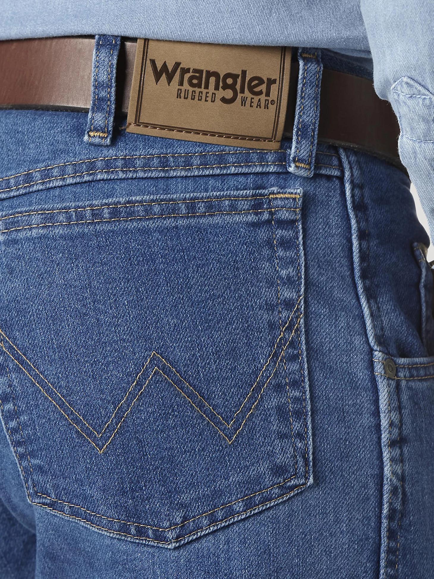 Wrangler Rugged Wear® Relaxed Stretch Flex Denim Jean - Stonewashed | Men's JEANS | Wrangler® Product Image