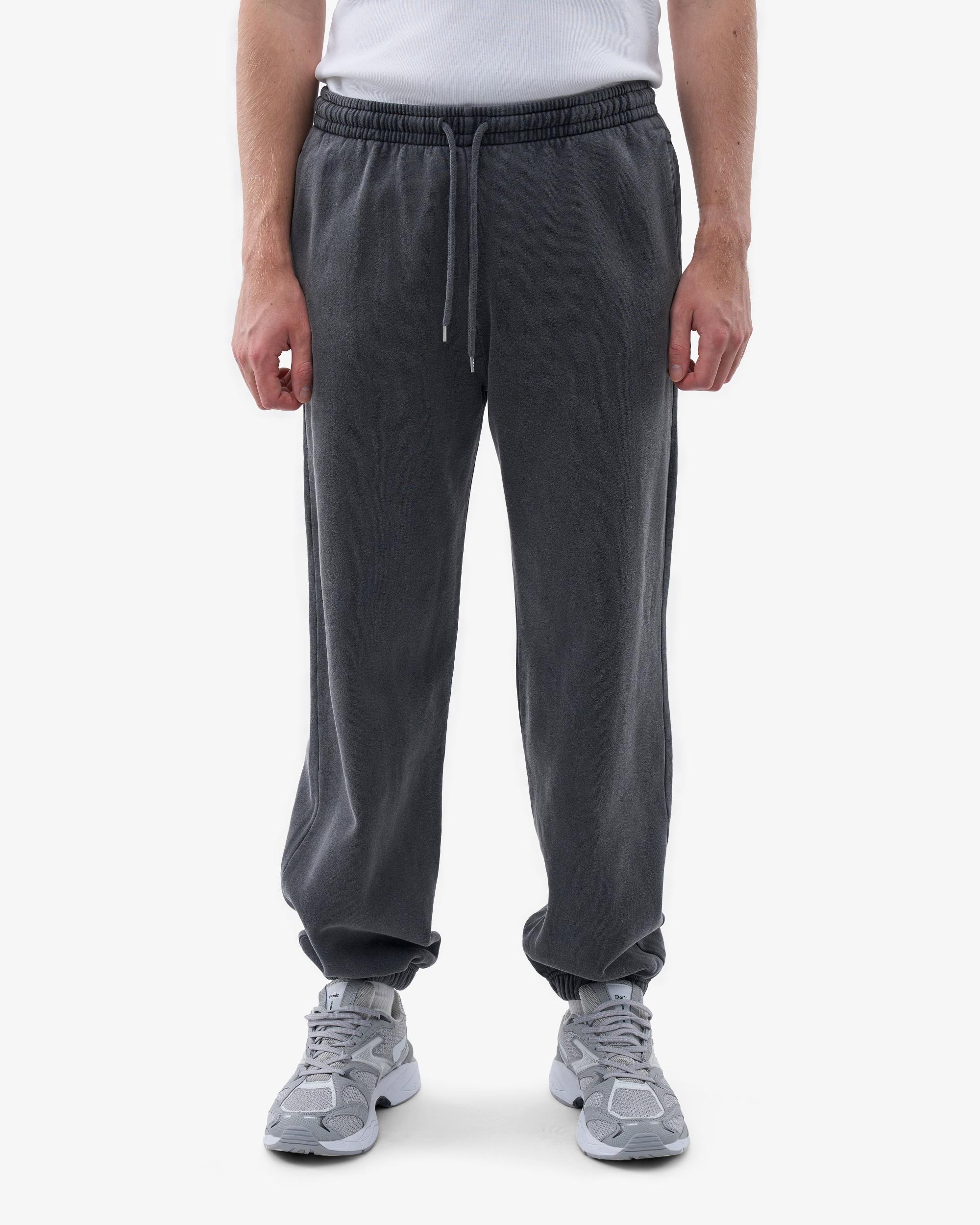Organic Relaxed Sweatpants - Faded Black Product Image