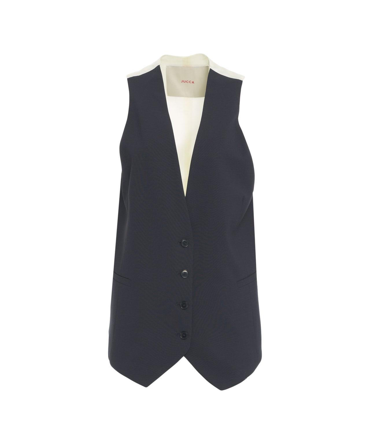 Virgin wool blend vest Product Image
