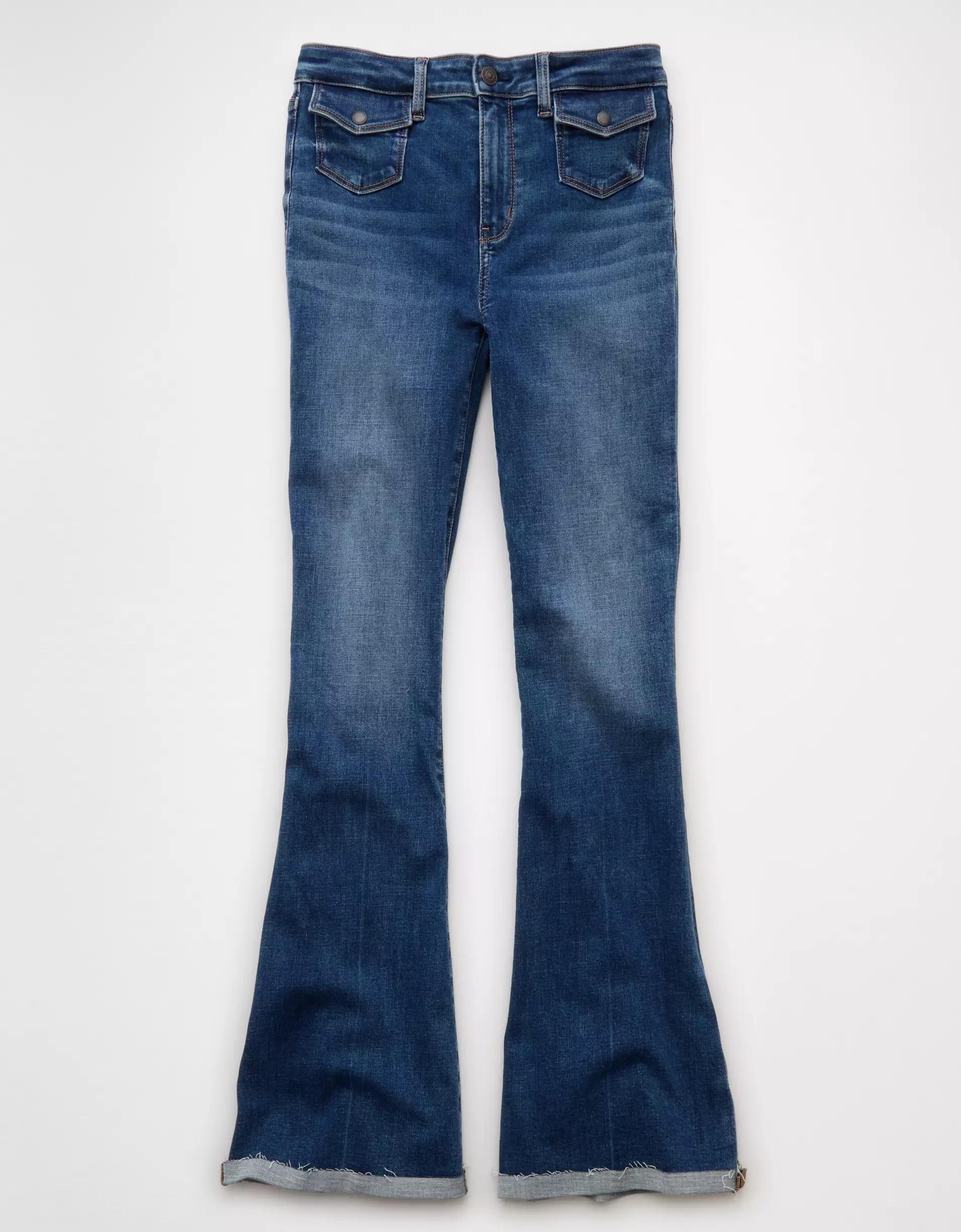 AE Next Level Super High-Waisted Flare Jean Product Image