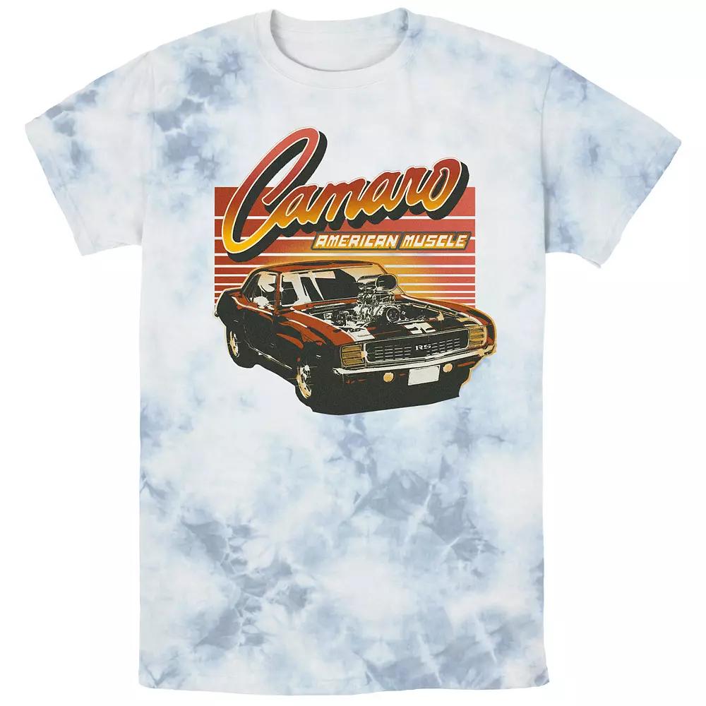 Men's Camaro Power Engine Bombard Wash Graphic Tee,  Product Image
