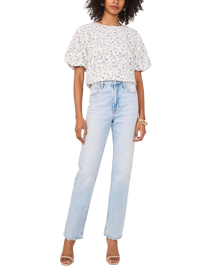 V-Neck Ruffle Sleeve Blouse Product Image