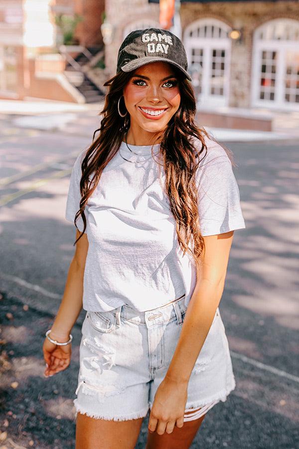 Game Day Baseball Cap In Vintage Black Product Image