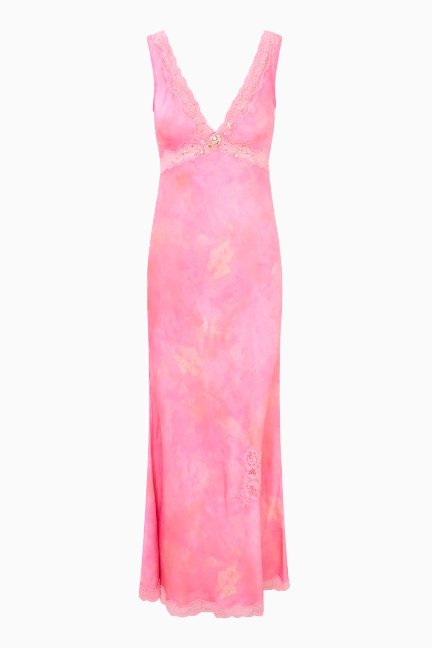 Bier Silk-Blend Midi Dress Product Image