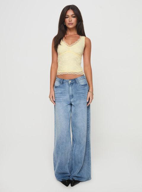 Far Away Top Yellow Product Image