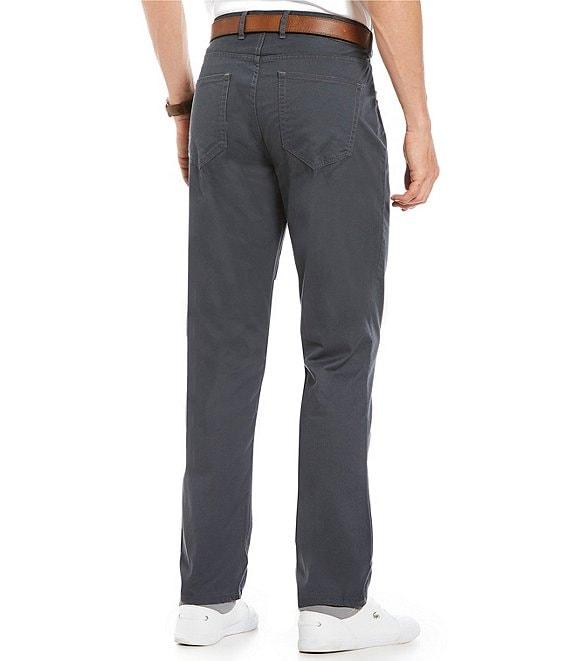 Michael Kors Slim-Fit Parker Stretch Flat Front Twill Pants Product Image