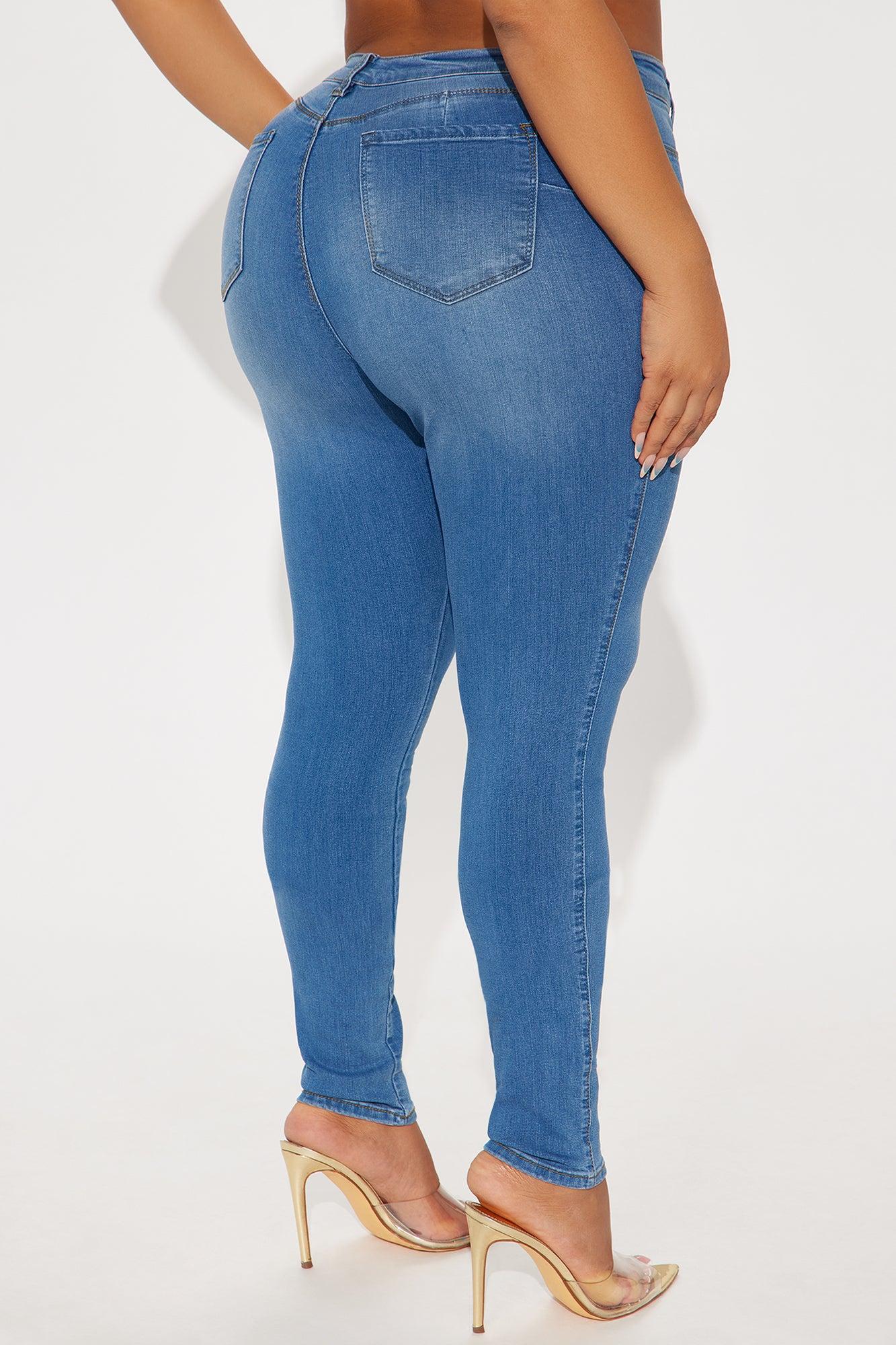 Tall Classic Beauty Booty Lifter Skinny Jeans - Medium Blue Wash Female Product Image