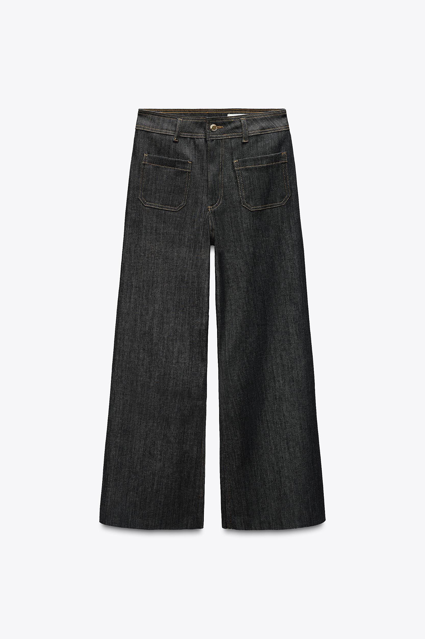 ZW COLLECTION HIGH WAIST WIDE LEG JEANS Product Image