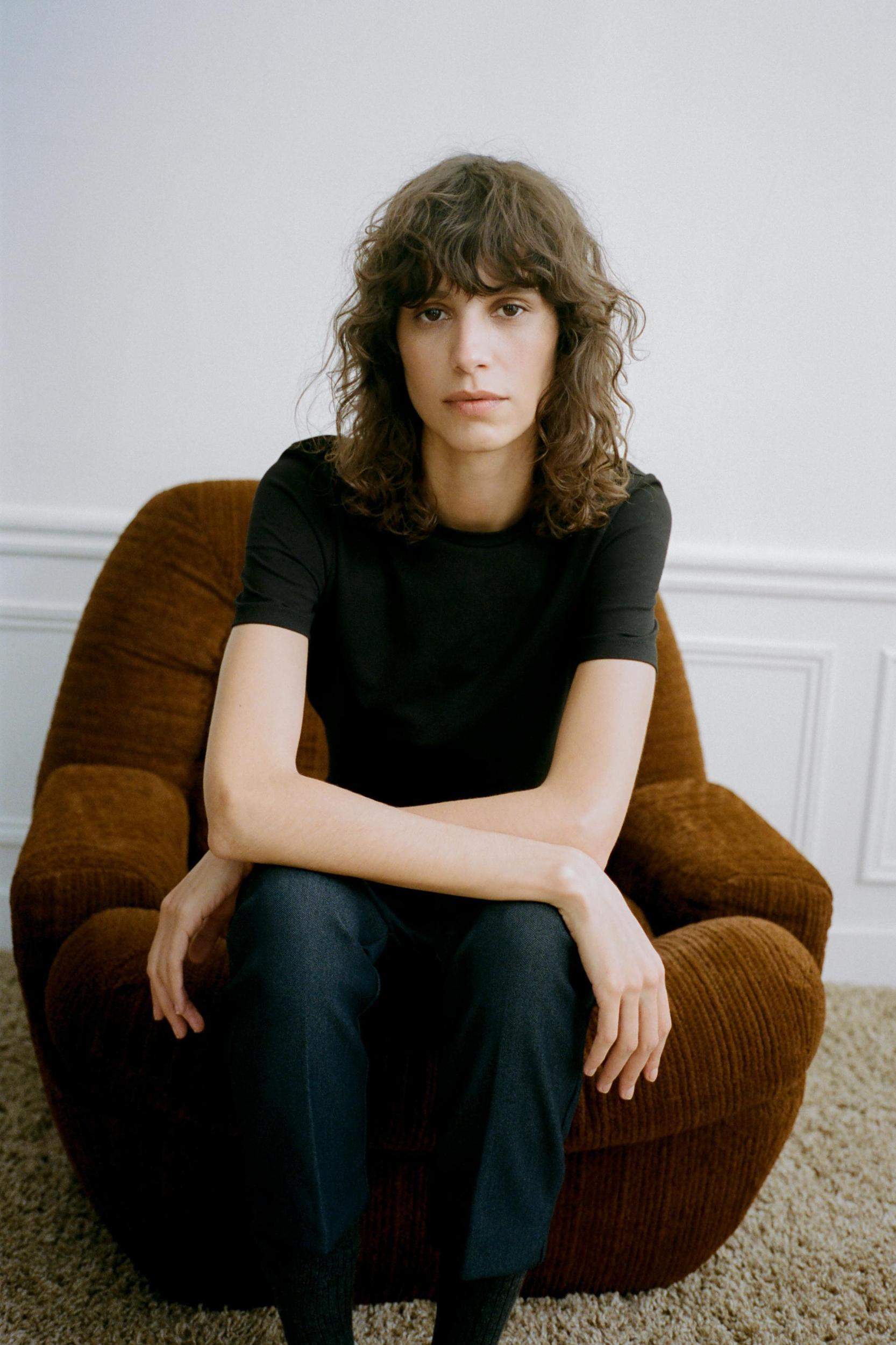 CROPPED STRETCH T-SHIRT Product Image