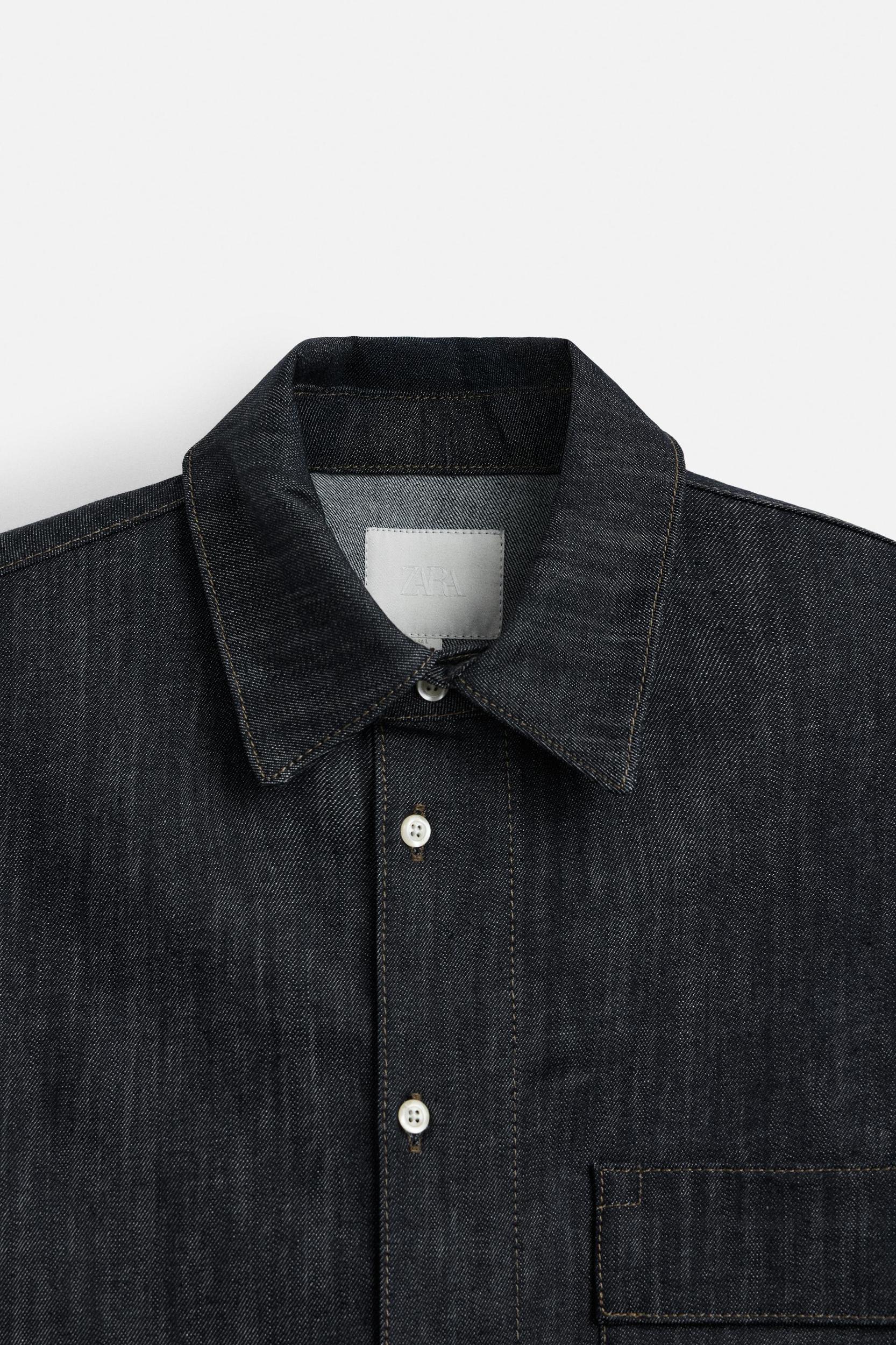 OVERSIZED FIT DENIM SHIRT Product Image