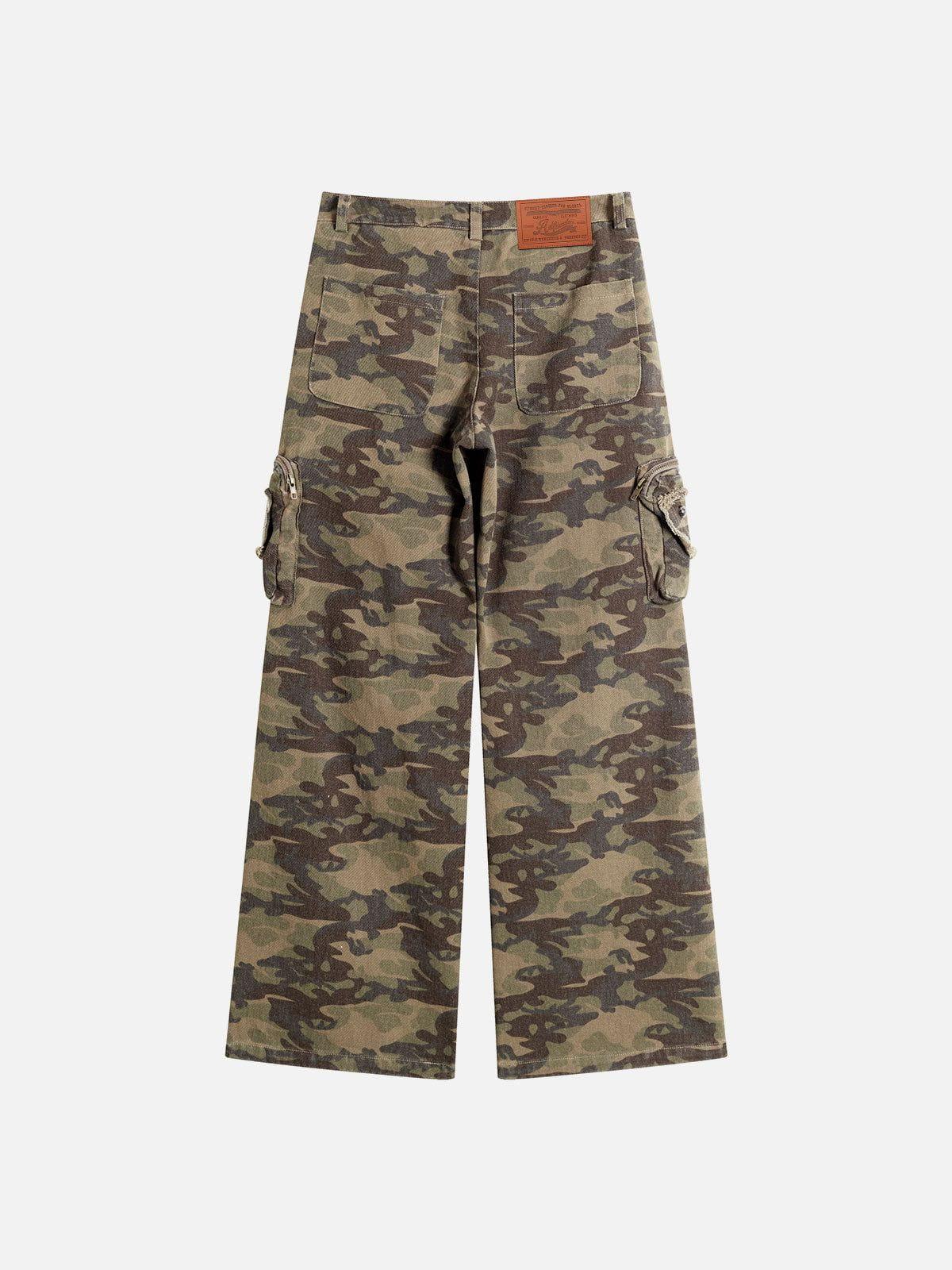 Aelfric Eden Camouflage Multi Pocket Jeans Product Image