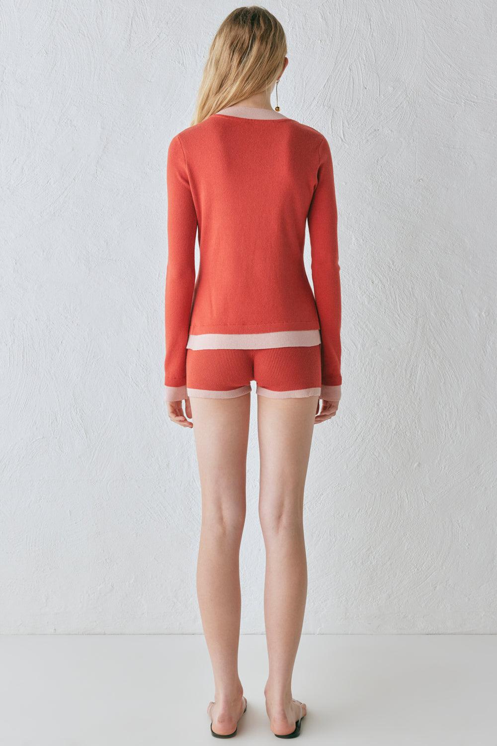 Devin Knit Top Cream Product Image