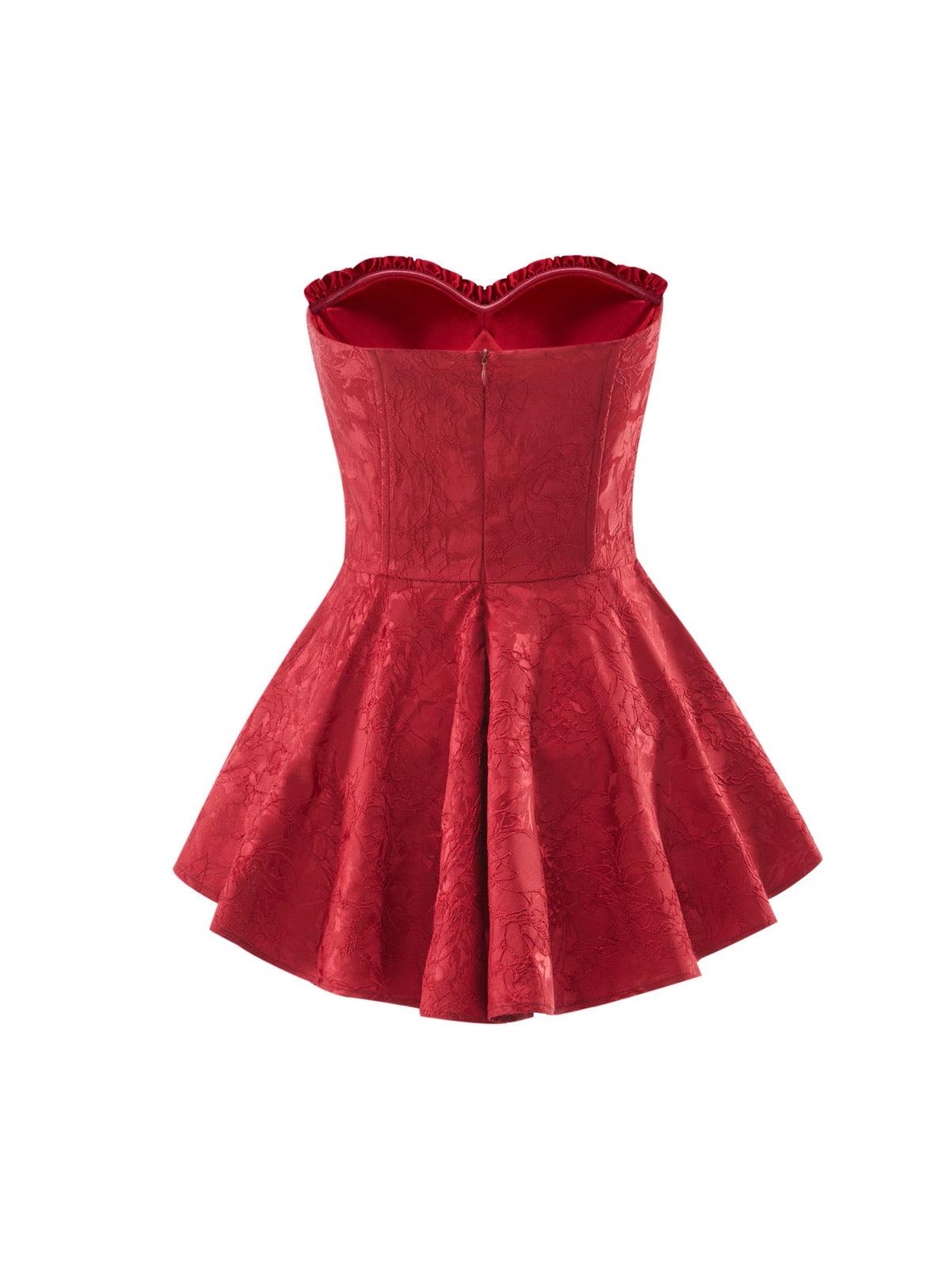 Airina Dress (Red) Product Image