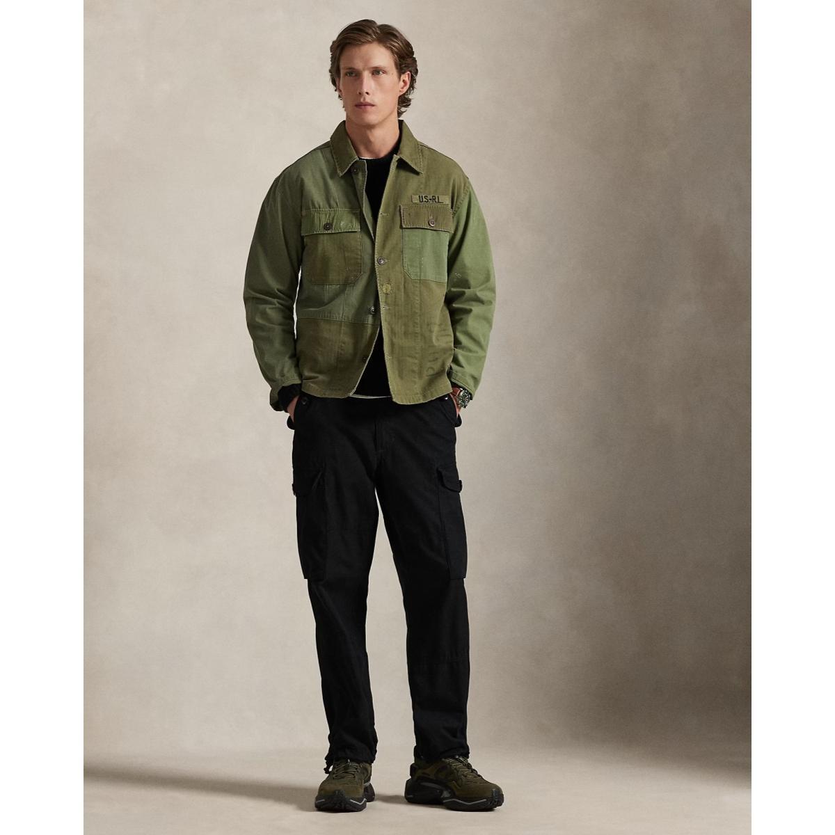 Patchwork Field Jacket Patched Olive Product Image