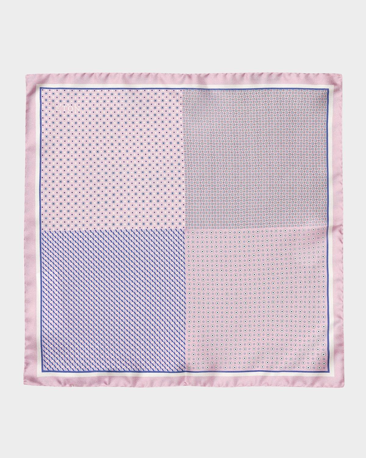 Mens Four-Side Silk Pocket Square Product Image