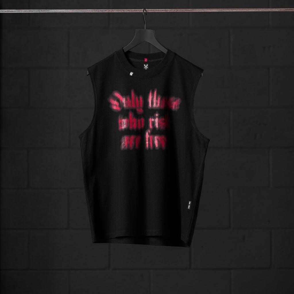 0807. Tech Essential™ Relaxed Cutoff - Black "Blast Radius" Product Image