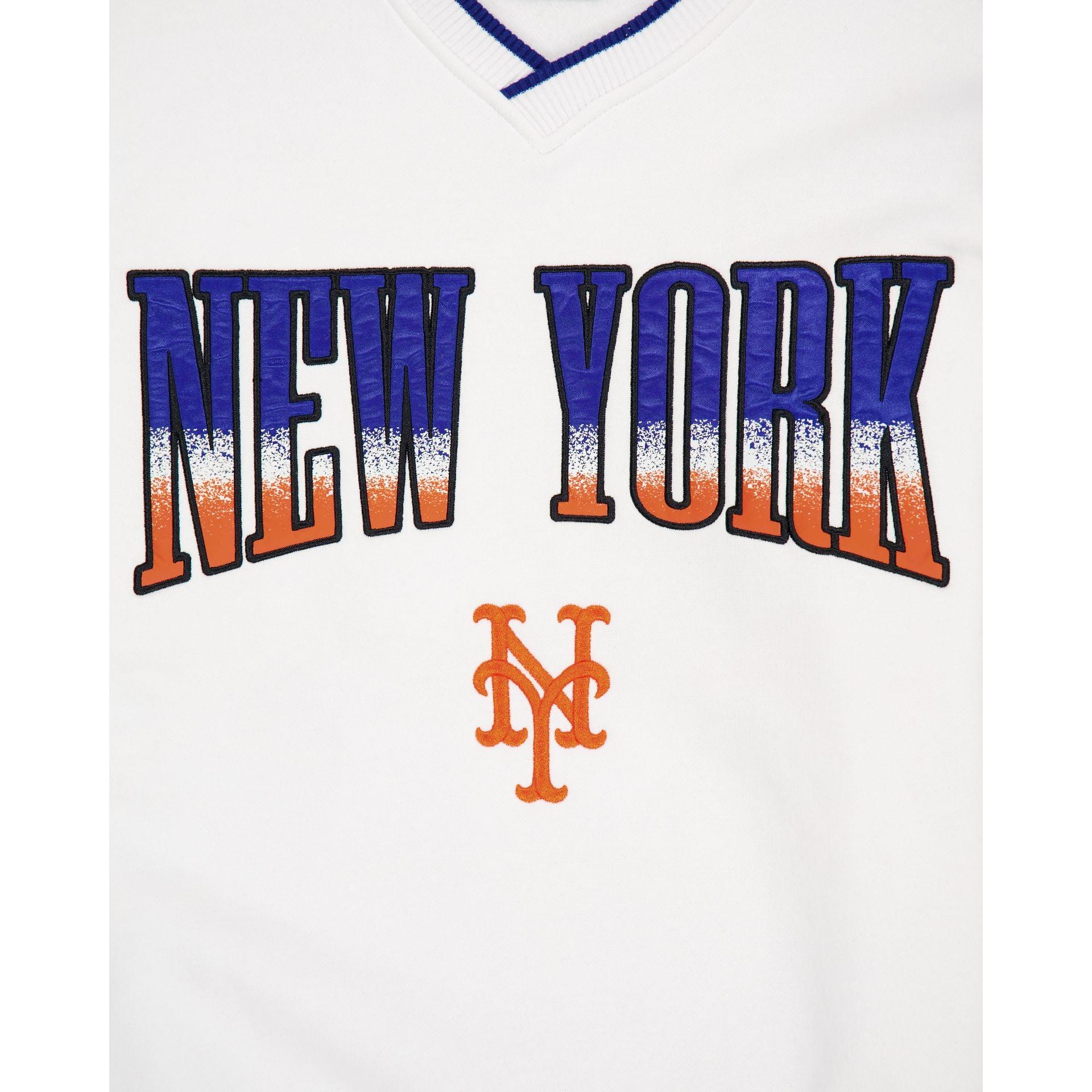 New York Mets Sport Classics White Crewneck Male Product Image