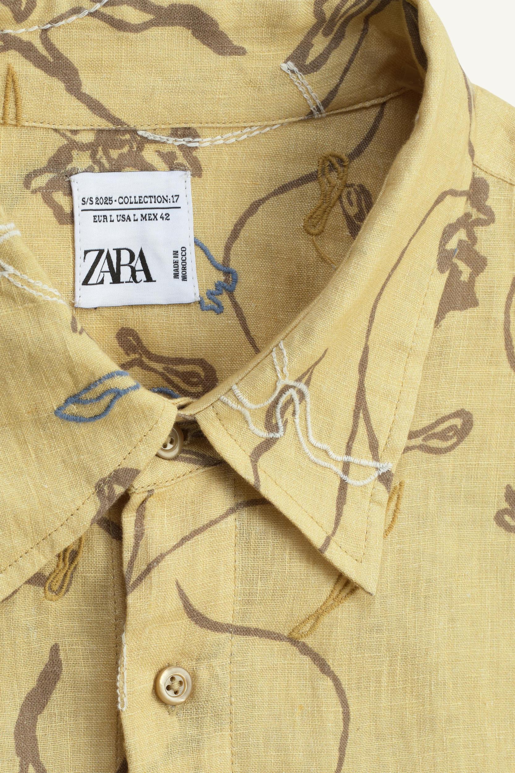 LIMITED EDITION EMBROIDERED PRINT SHIRT Product Image