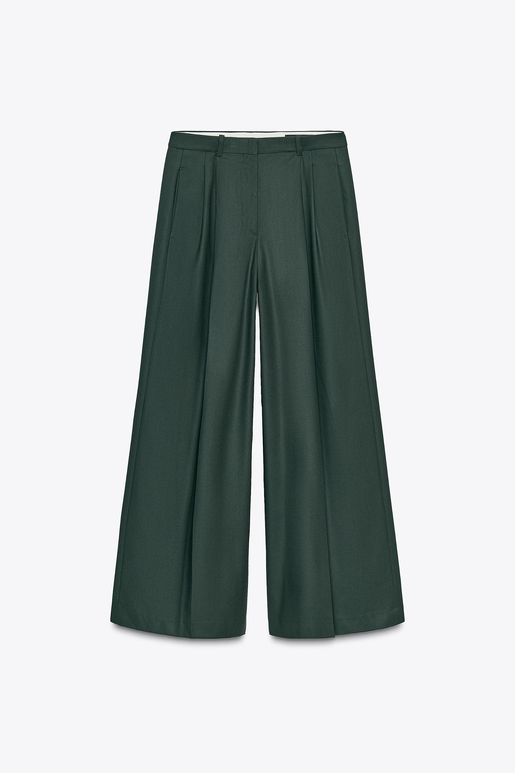ZW COLLECTION PLEATED WIDE LEG PANTS Product Image