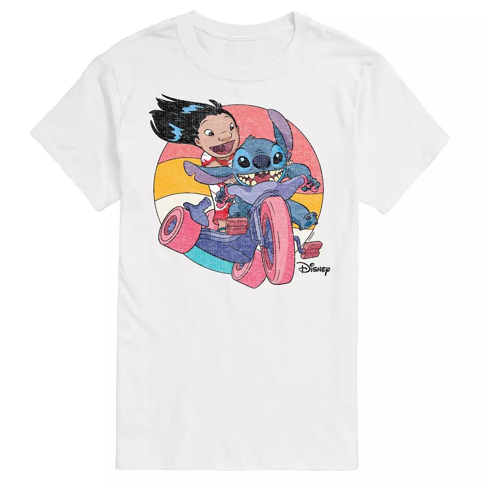 Disney's Lilo & Stitch Big & Tall Wheels Graphic Tee, Men's,  Product Image