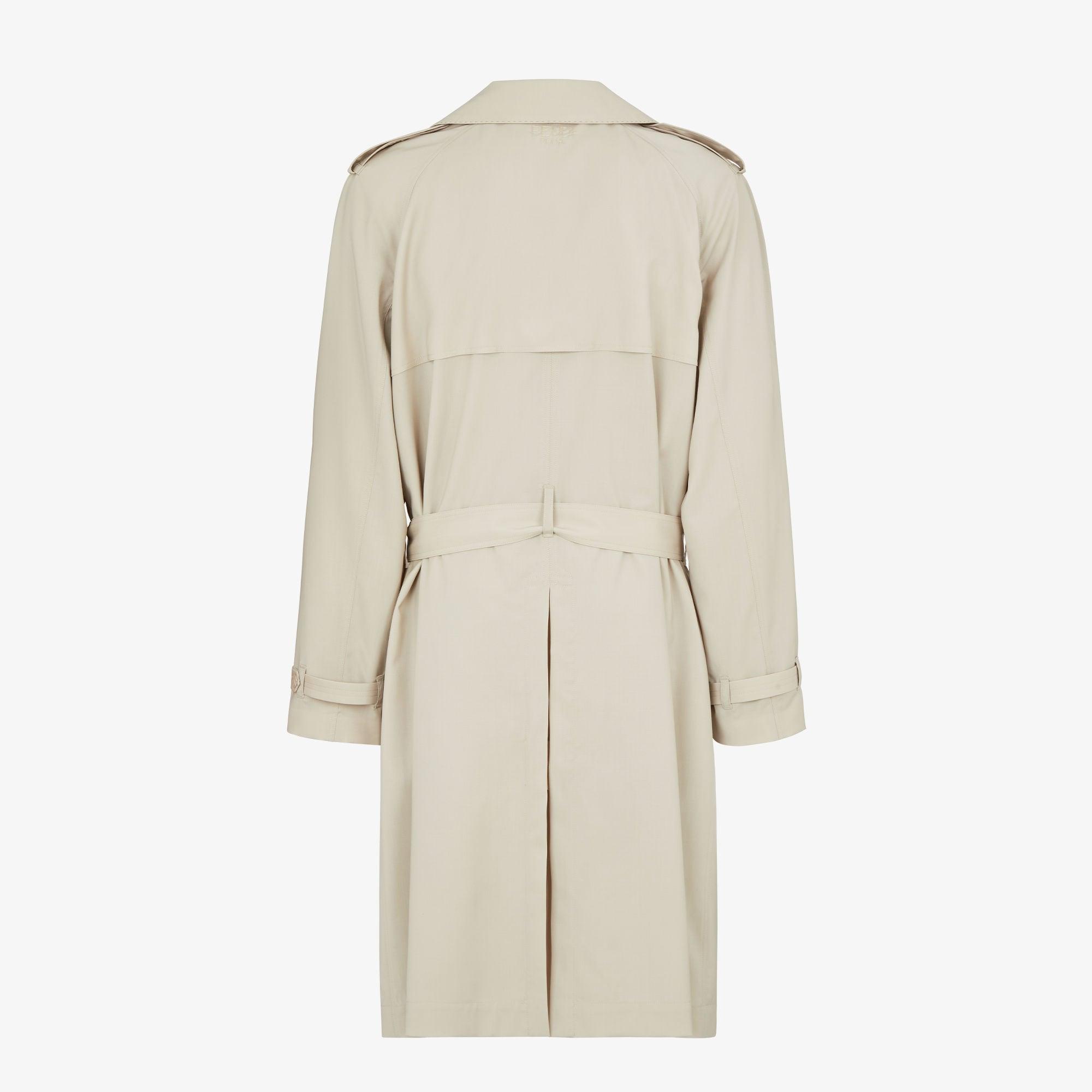 OvercoatBeige wool trench coat Product Image