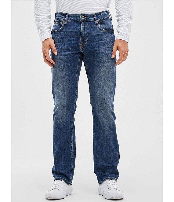 Guess Regular Fit Straight Leg Denim Jeans Product Image