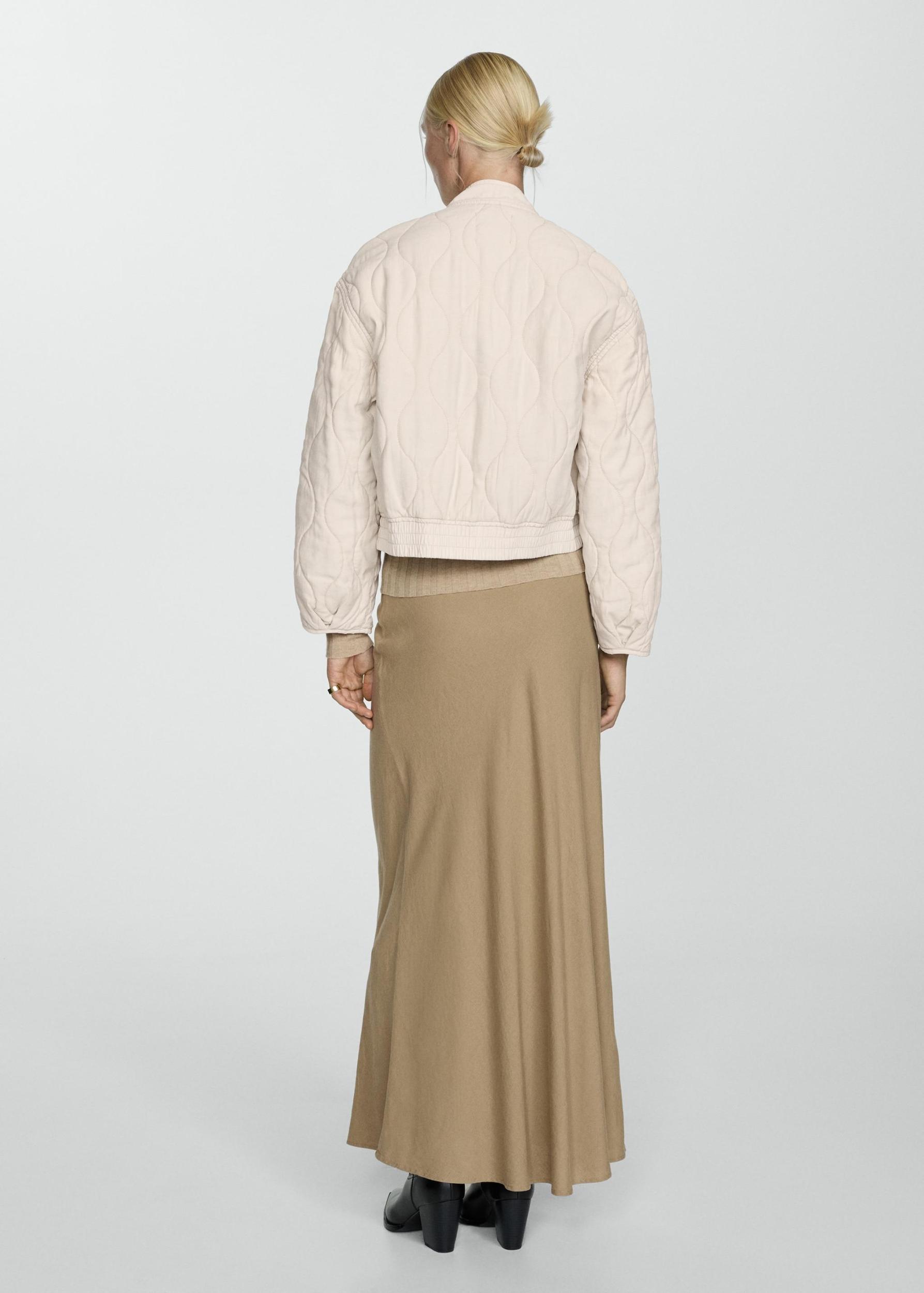 Quilted bomber jacket - Women | MANGO USA Product Image