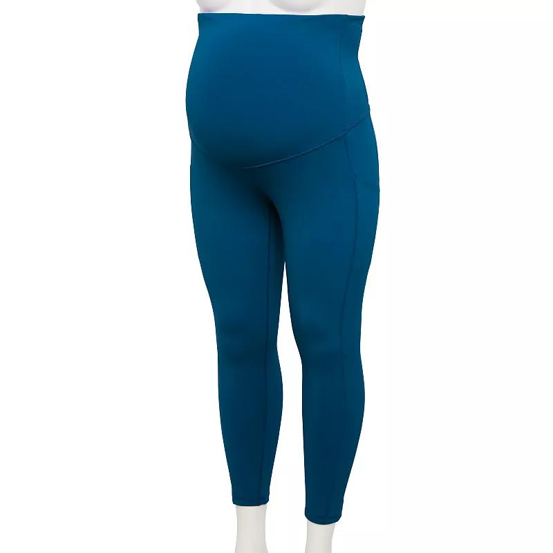 Plus Size Maternity Tek Gear® Ultrastretch 7/8th Leggings, Women's, Size: 2XL, Solomon Product Image