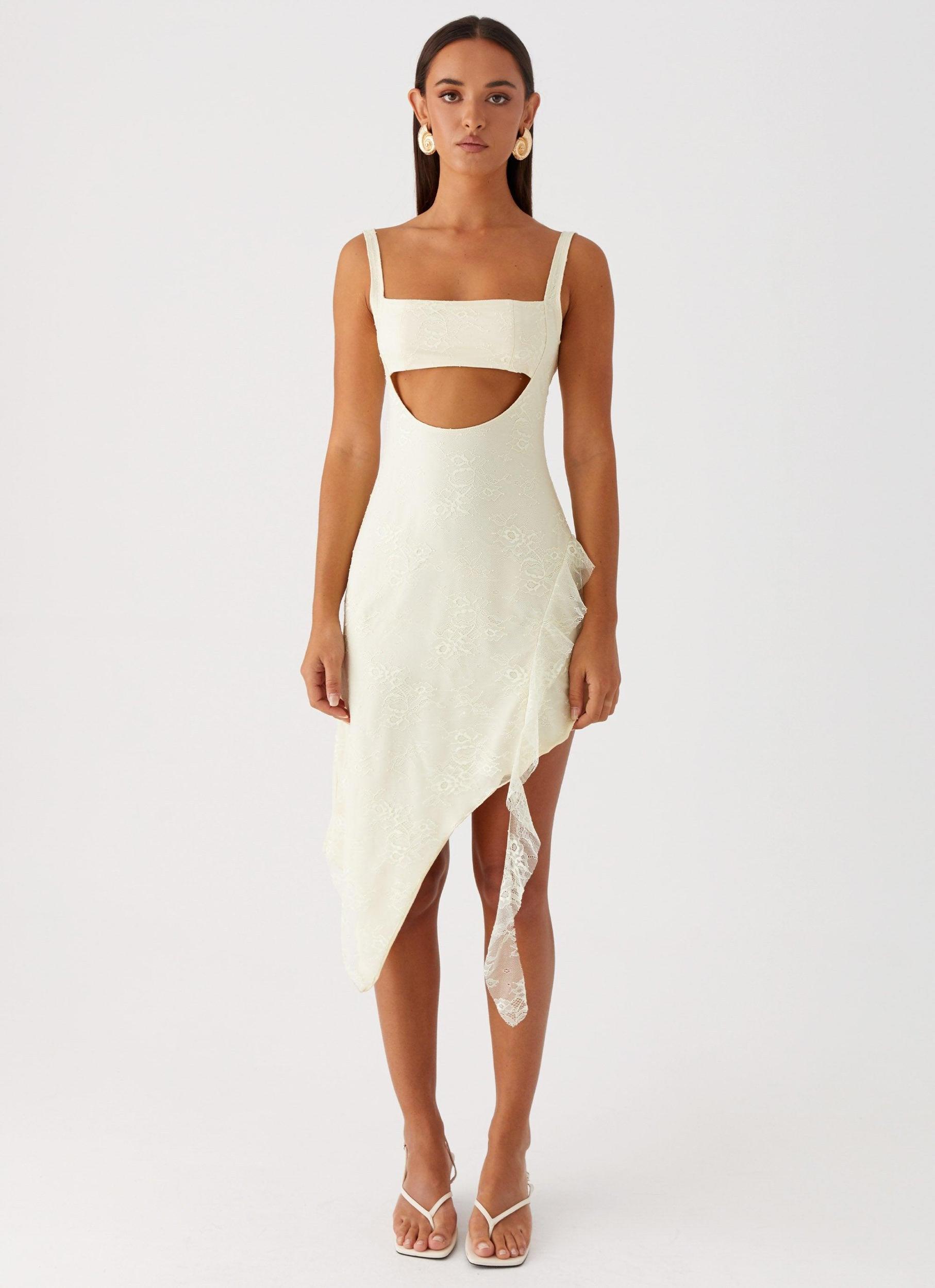 Patricia Midi Dress - Yellow Product Image