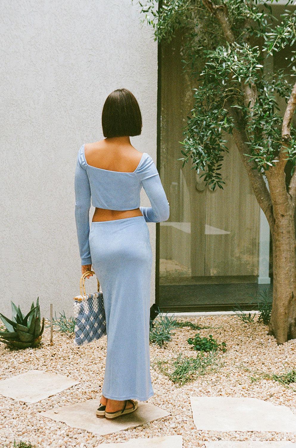 Marcelle Top - Periwinkle Product Image