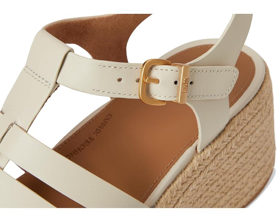 Platfforms Leather/Cork Heeled Ankle-Strap Sandals Product Image