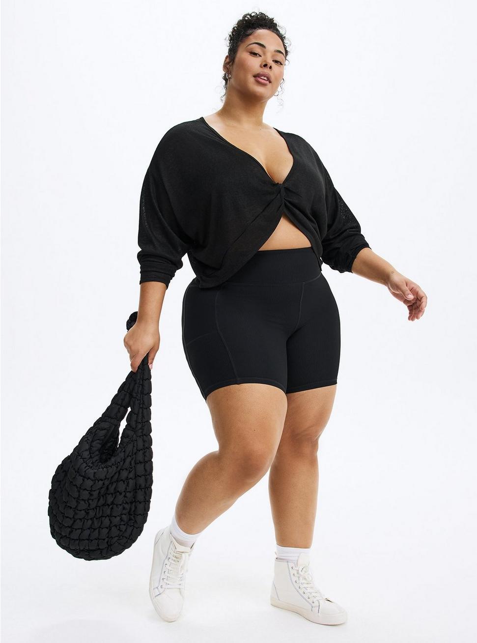Wrap Crop Yoga Overshirt Product Image