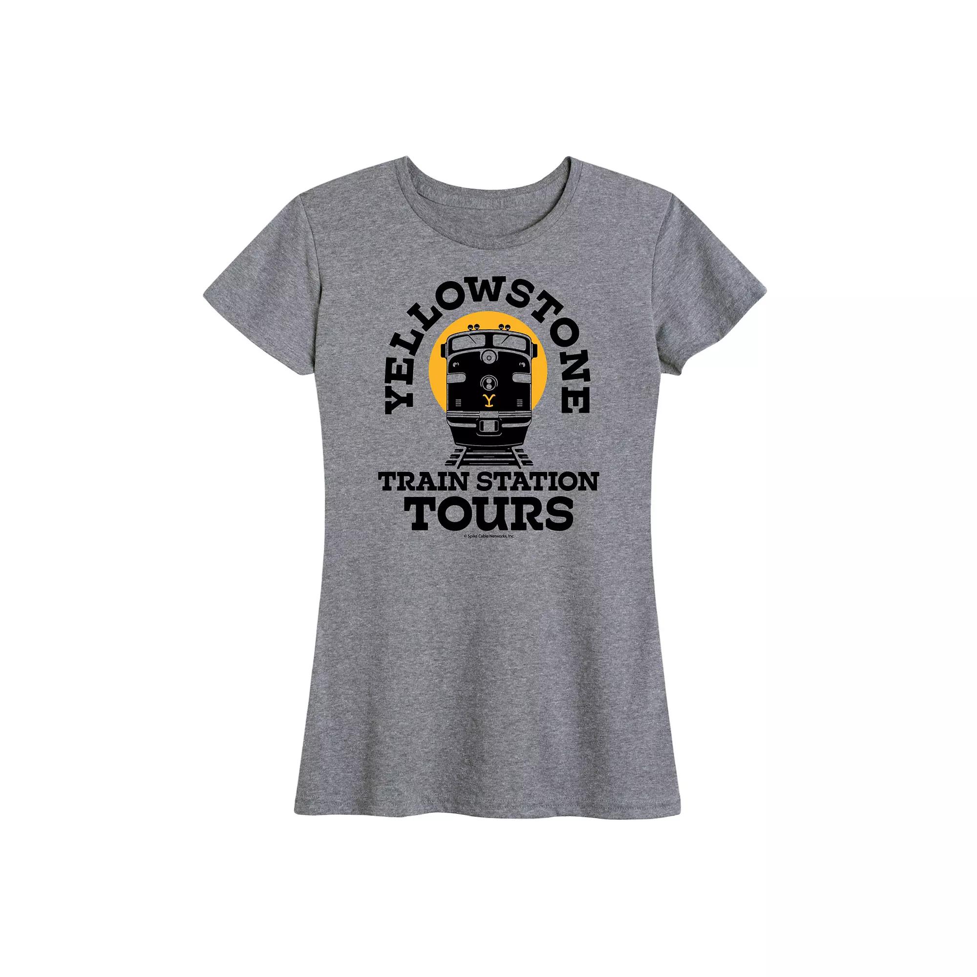 Women's Yellowstone Train Station Tours Graphic Tee,  Product Image