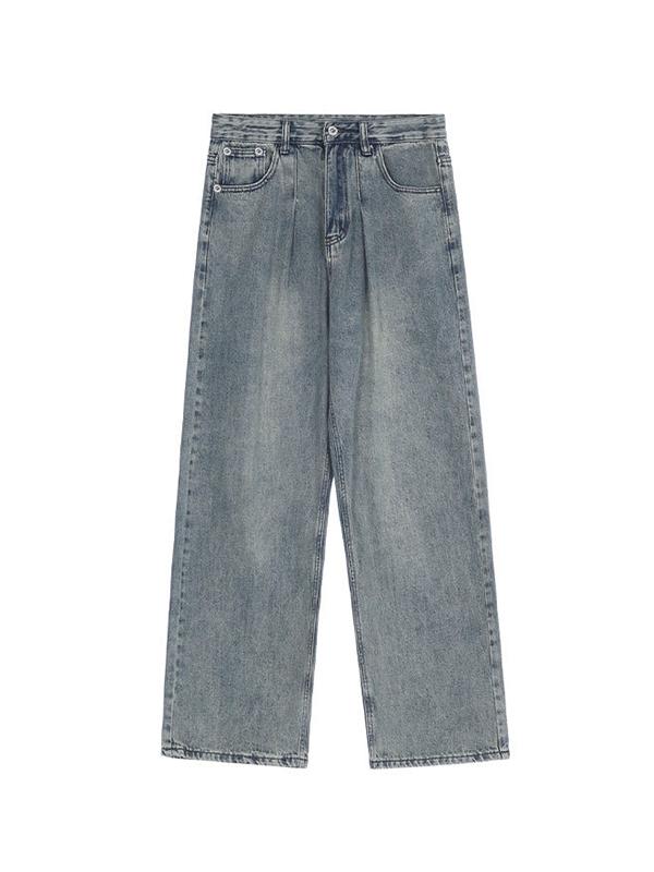 Vintage Light Wash Boyfriend Jeans Product Image