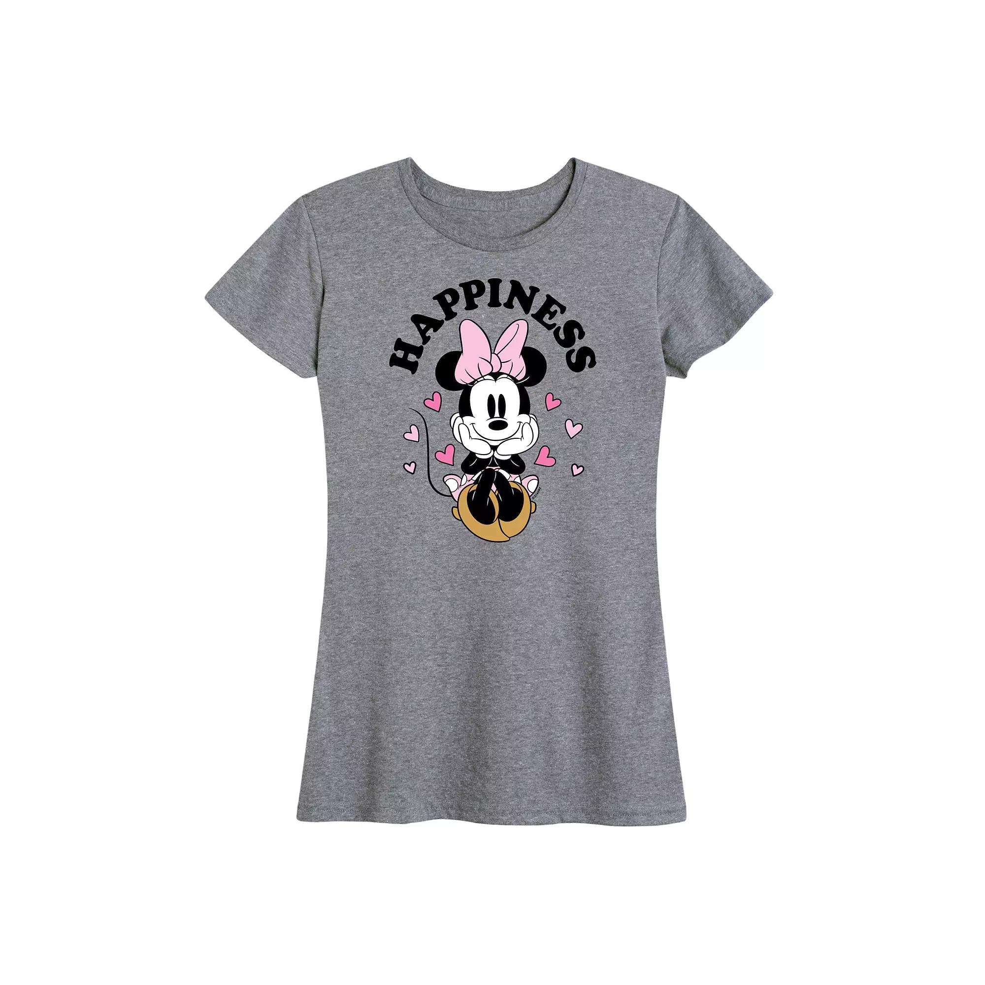 Disney's Minnie Mouse Women's Happiness Graphic Tee,  Product Image