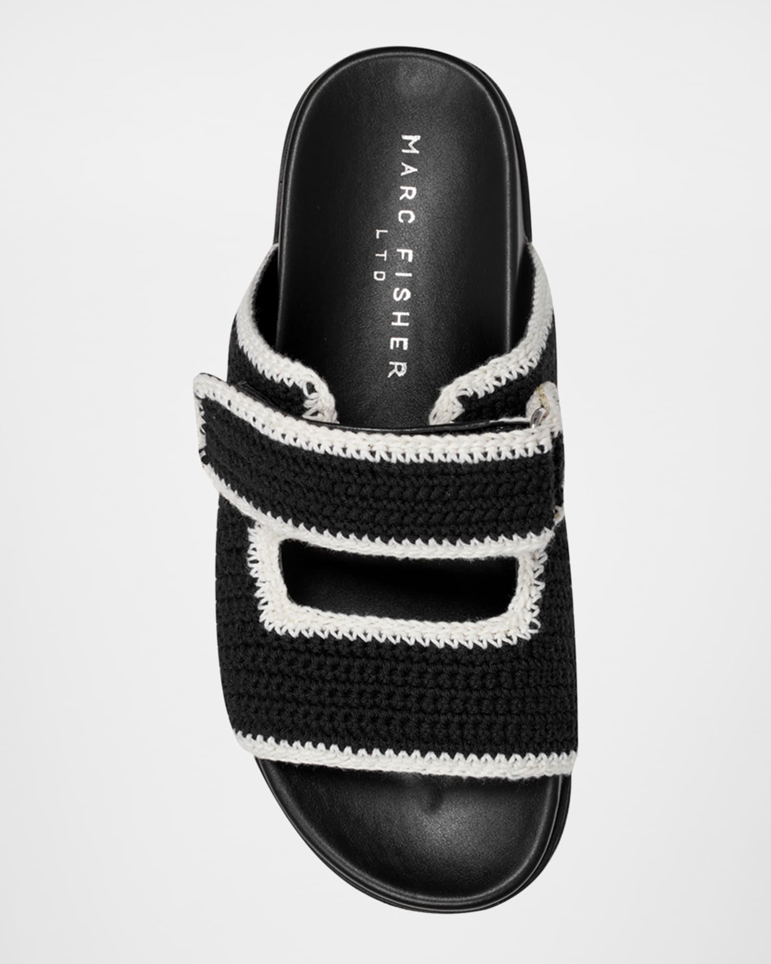 Brinley Crochet Grip Sporty Slide Sandals Product Image