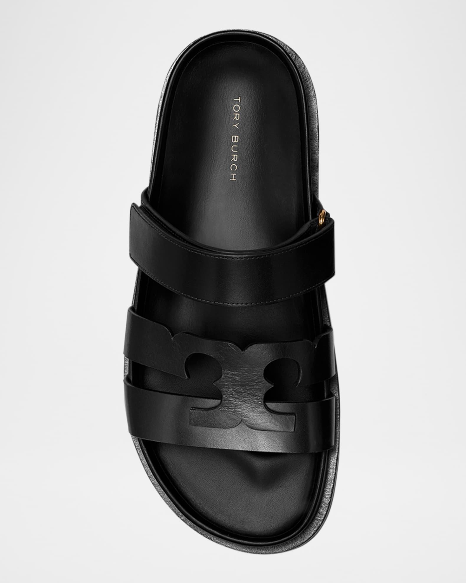 Ines Leather Triple-Band Sport Mule Sandals Product Image