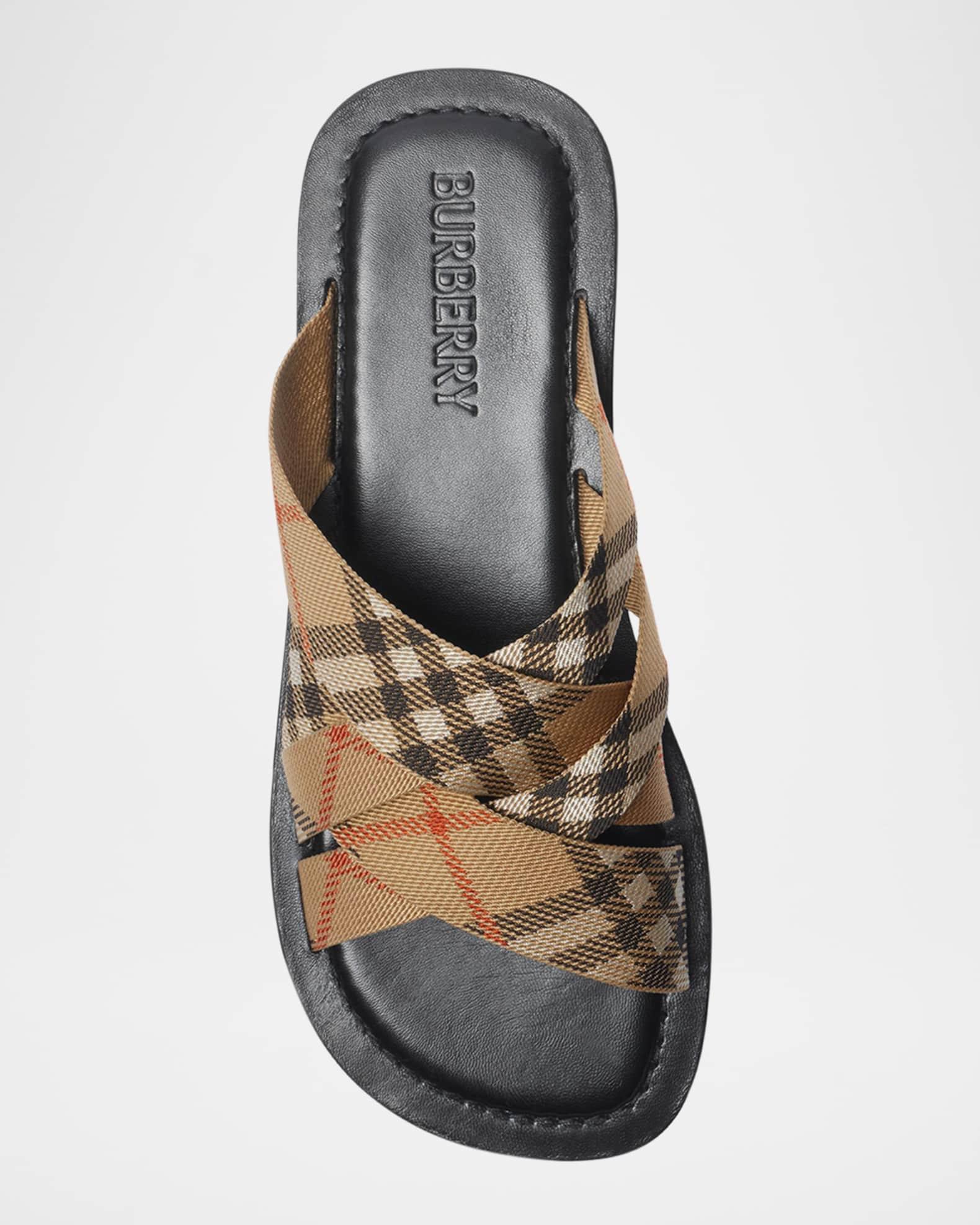 Men's Check Pavilion Slide Sandals Product Image