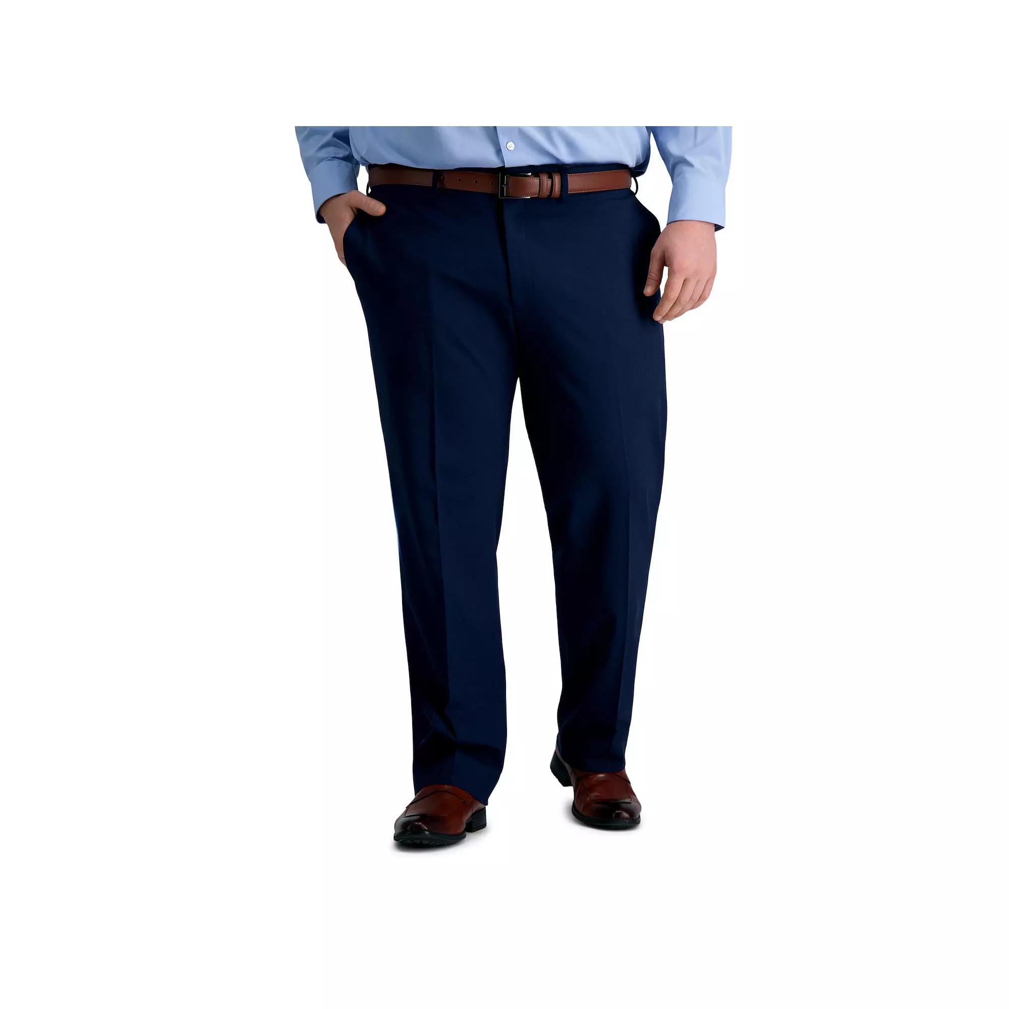 Big & Tall J.M. Haggar® Premium Tailored-Fit Stretch Flat-Front Suit Pants, Men's,  Product Image