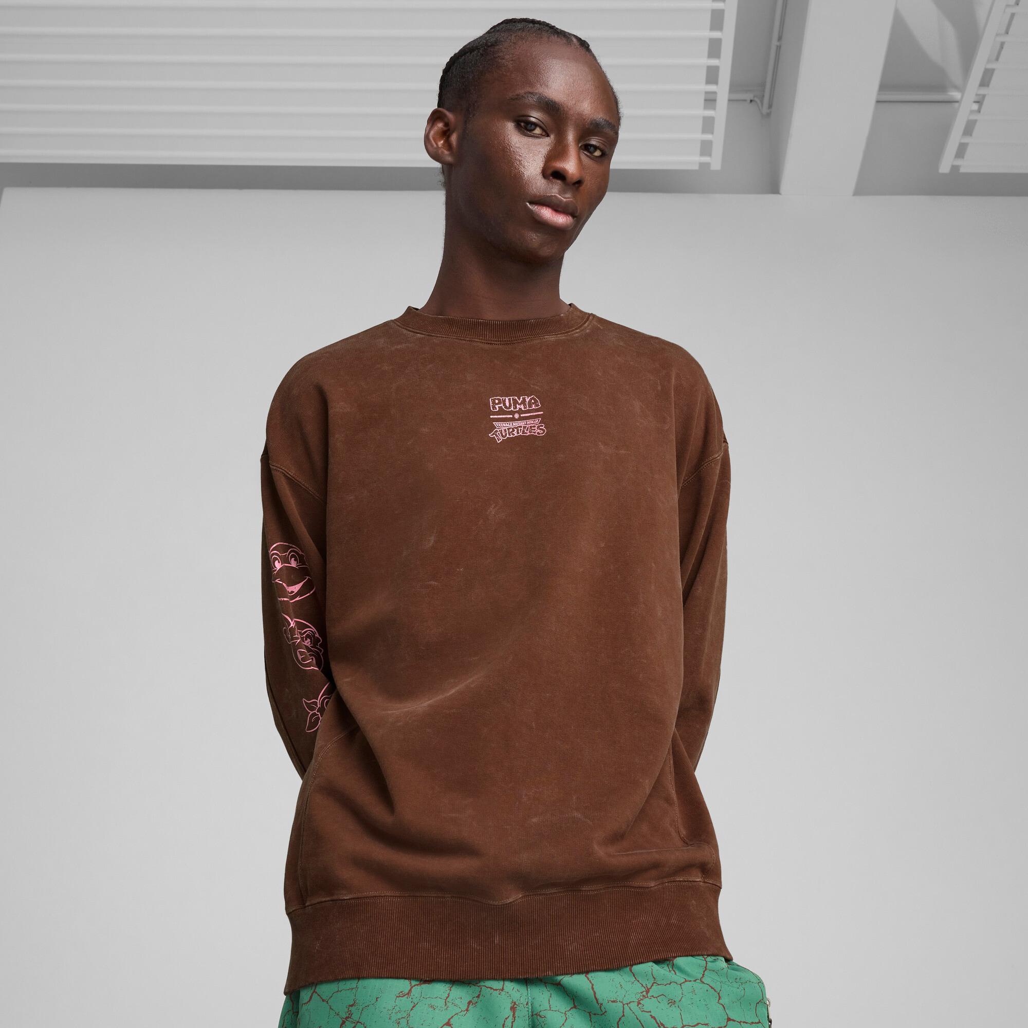 Puma Men's X Tmnt Relaxed Graphic Crew Tr - 630100-37 Male Product Image