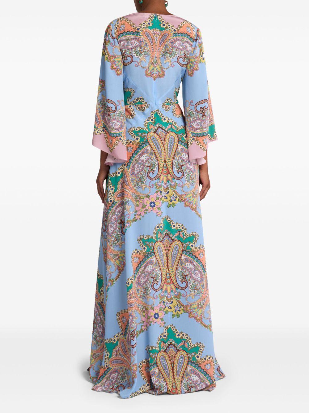 paisley-print maxi dress Product Image