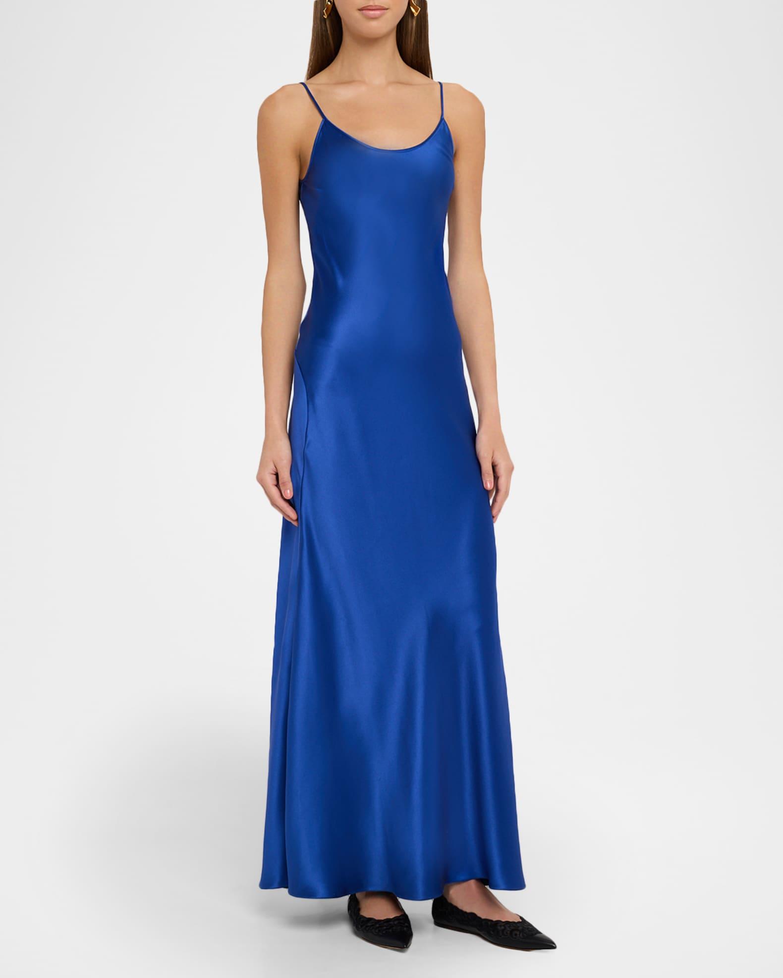 Jesaba Scoop-Neck Silk Maxi Slip Dress Product Image