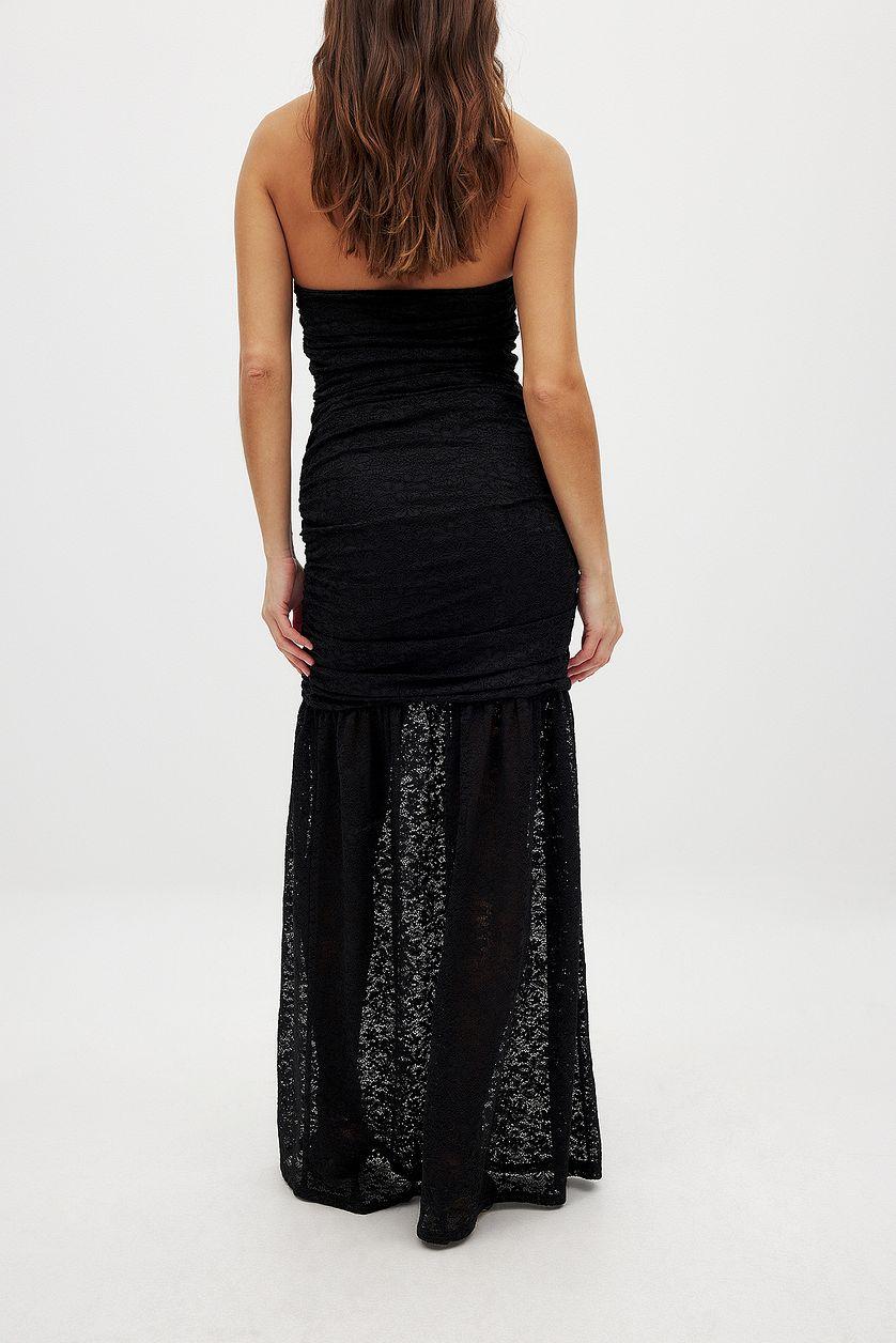 Lace Maxi Tube Dress Product Image