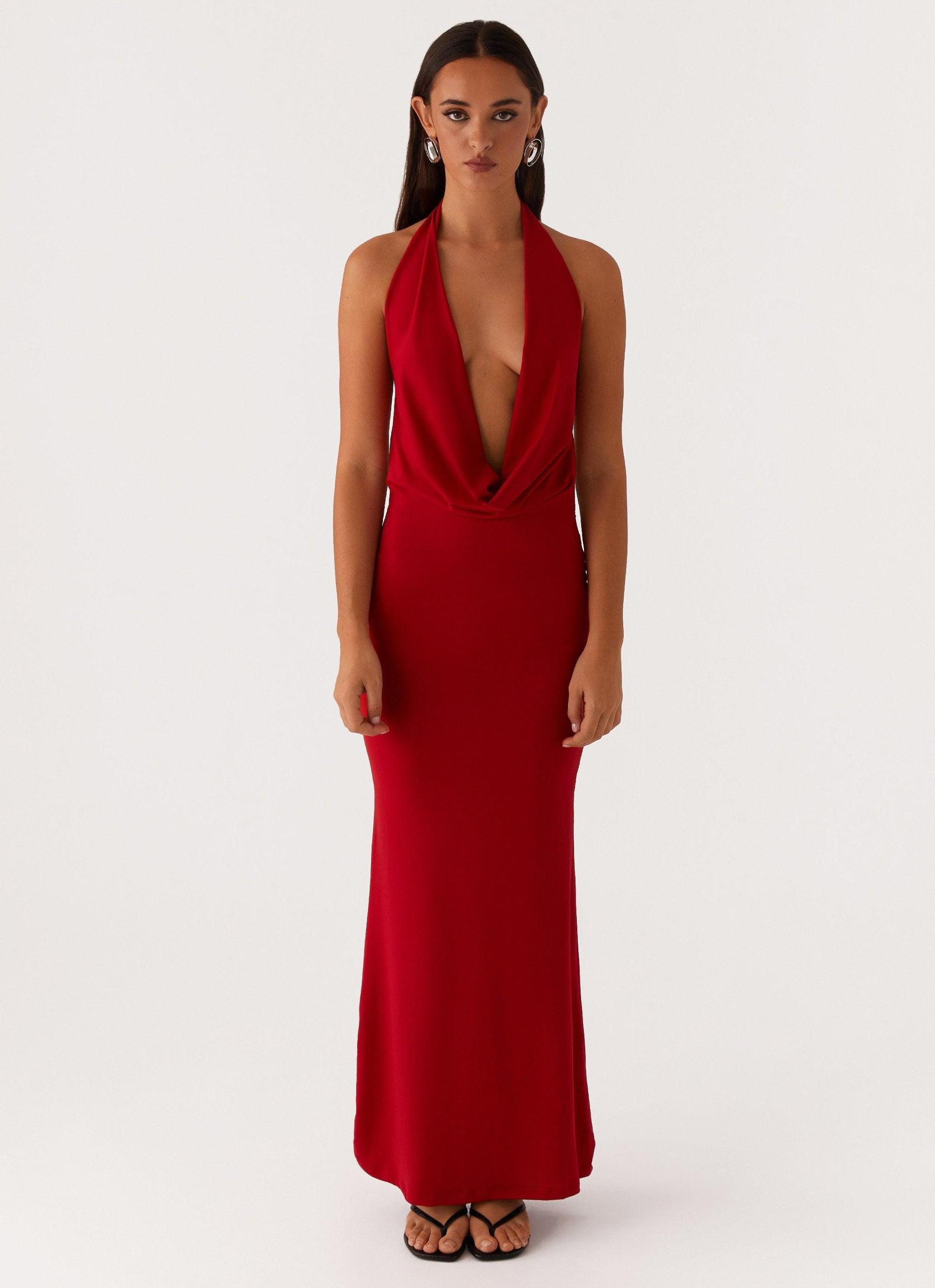 Dedicated Maxi Dress - Red Product Image