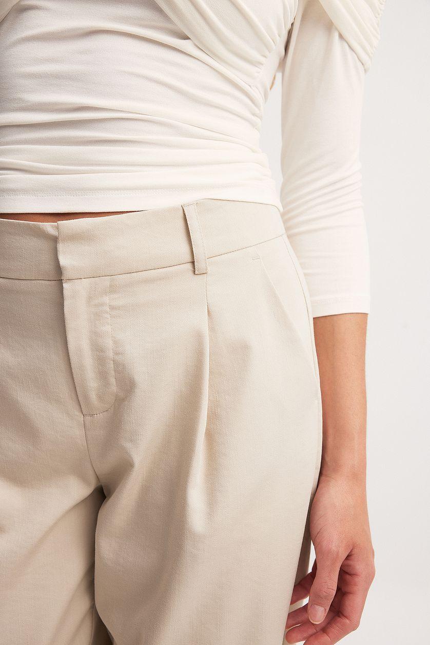 High Waist Barrel Leg Pants Product Image