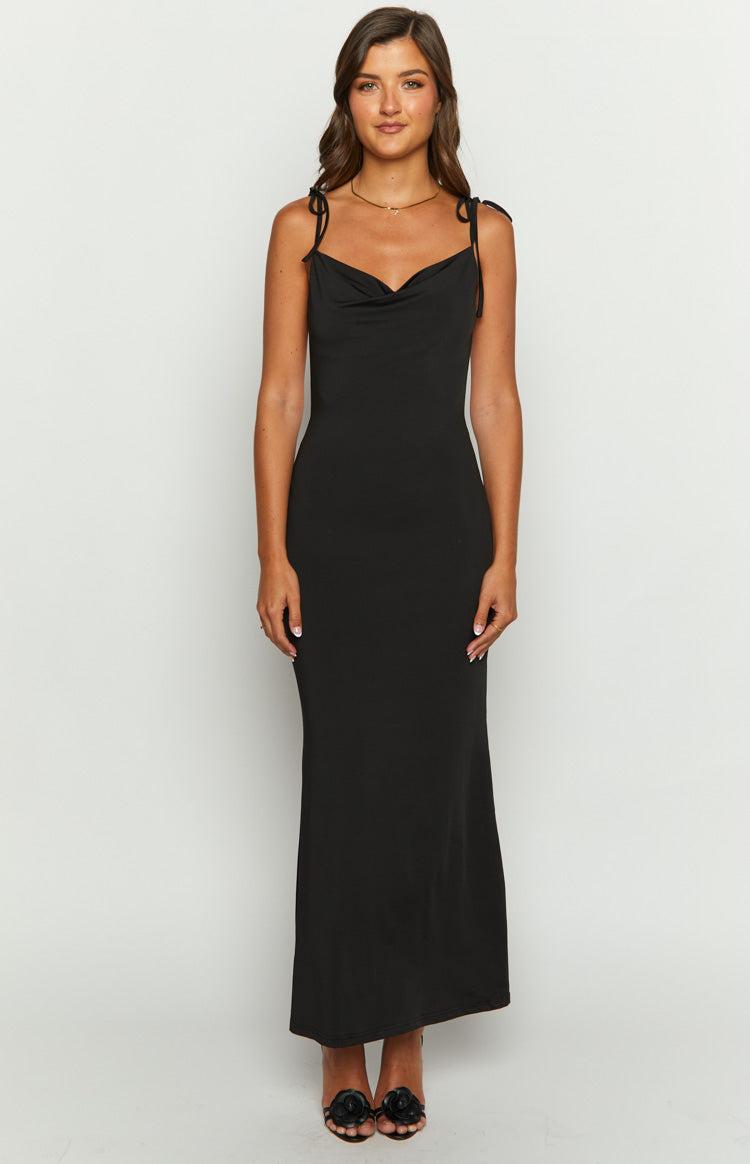 Riley Black Maxi Dress Product Image