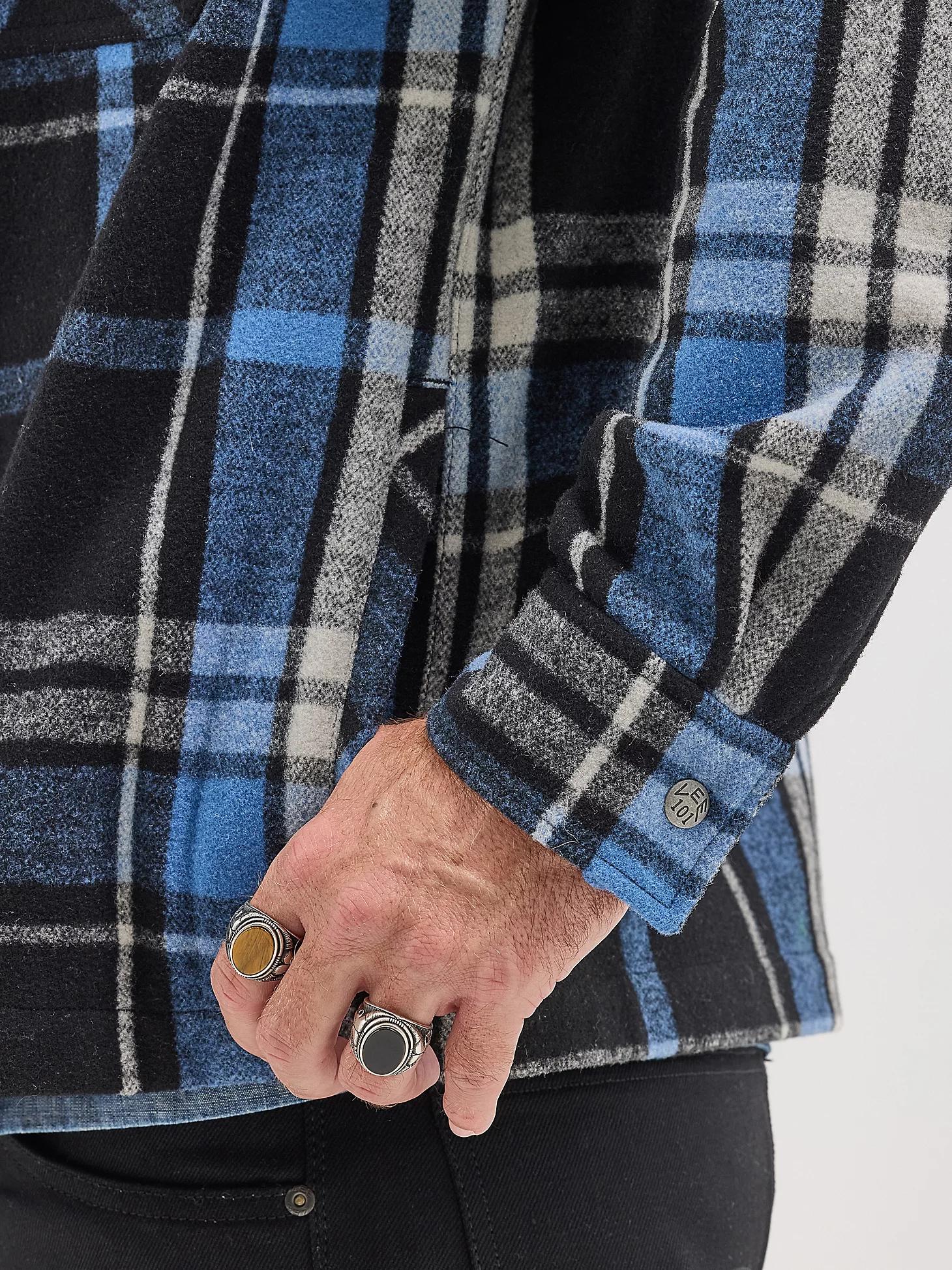 Men's Lee 101 Wool Plaid Overshirt | Men's Tops & Tees | Lee® Product Image