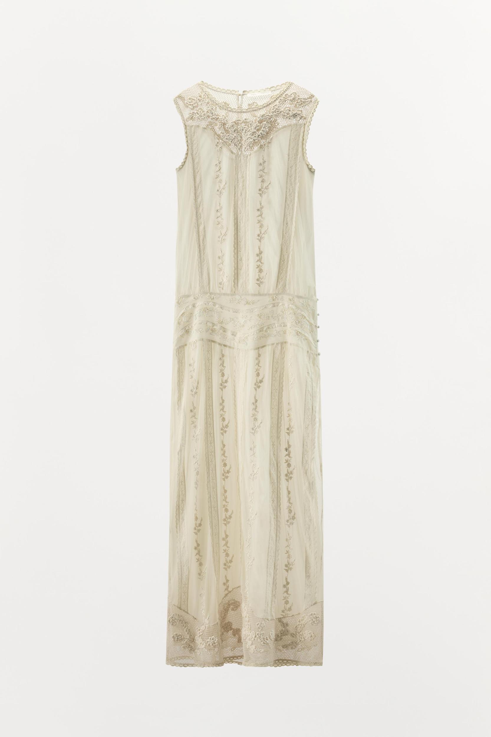 LIMITED EDITION EMBROIDERED LACE BEADED DRESS Product Image